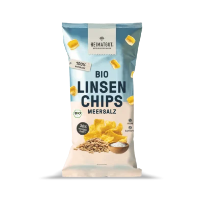 BIO lečin čips z morsko soljo
