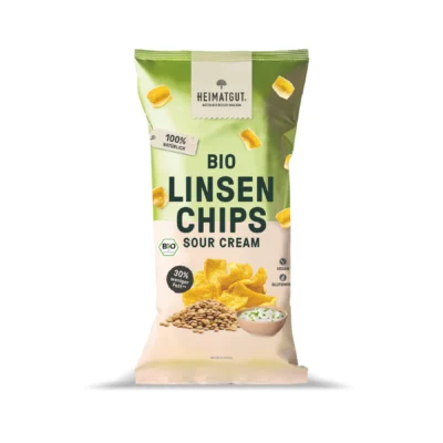 BIO veganski lečin čips s kislo smetano