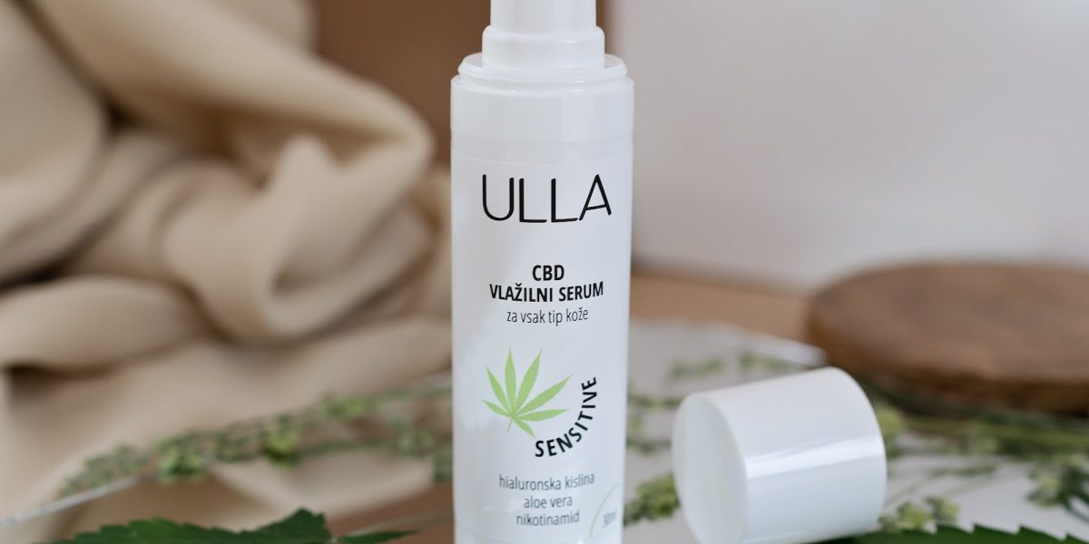 ULLA CBD vlažilni serum sensitive z listi